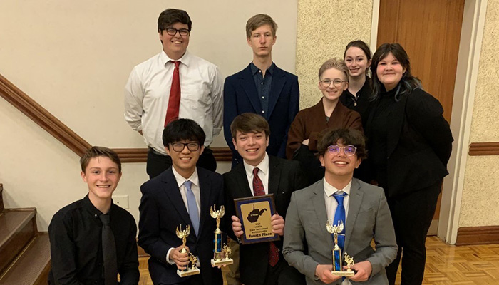  Cabell Midland Speech and Debate team photo